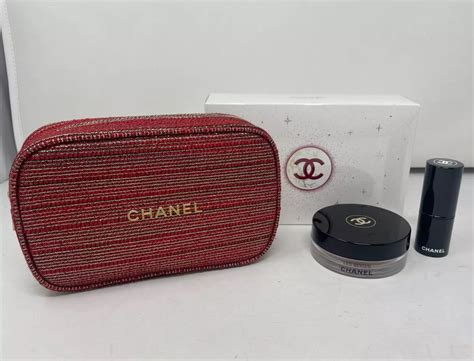 chanel makeup brush box|Chanel tweed gift set 2022.